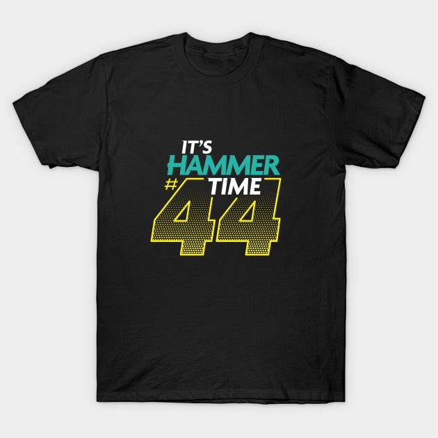 It's Hammer Time 44 - Yellow Design T-Shirt by Hotshots